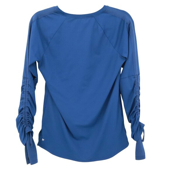 Fabletics Pullover Tee Women S Blue Athletic Sporty Active Gym Workout Outdoor - Picture 3 of 16